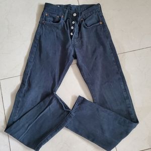 Black Levi's 501 Tall Jeans